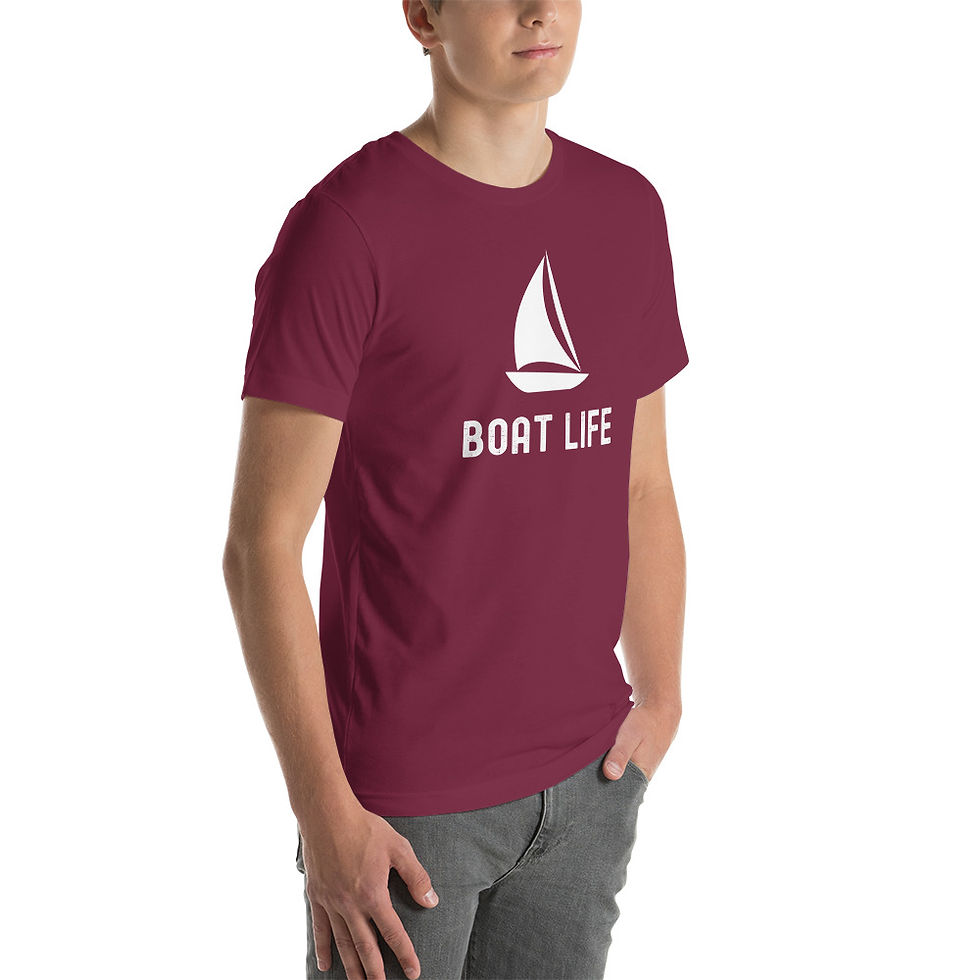 Thumbnail: Boat life Unisex t-shirt