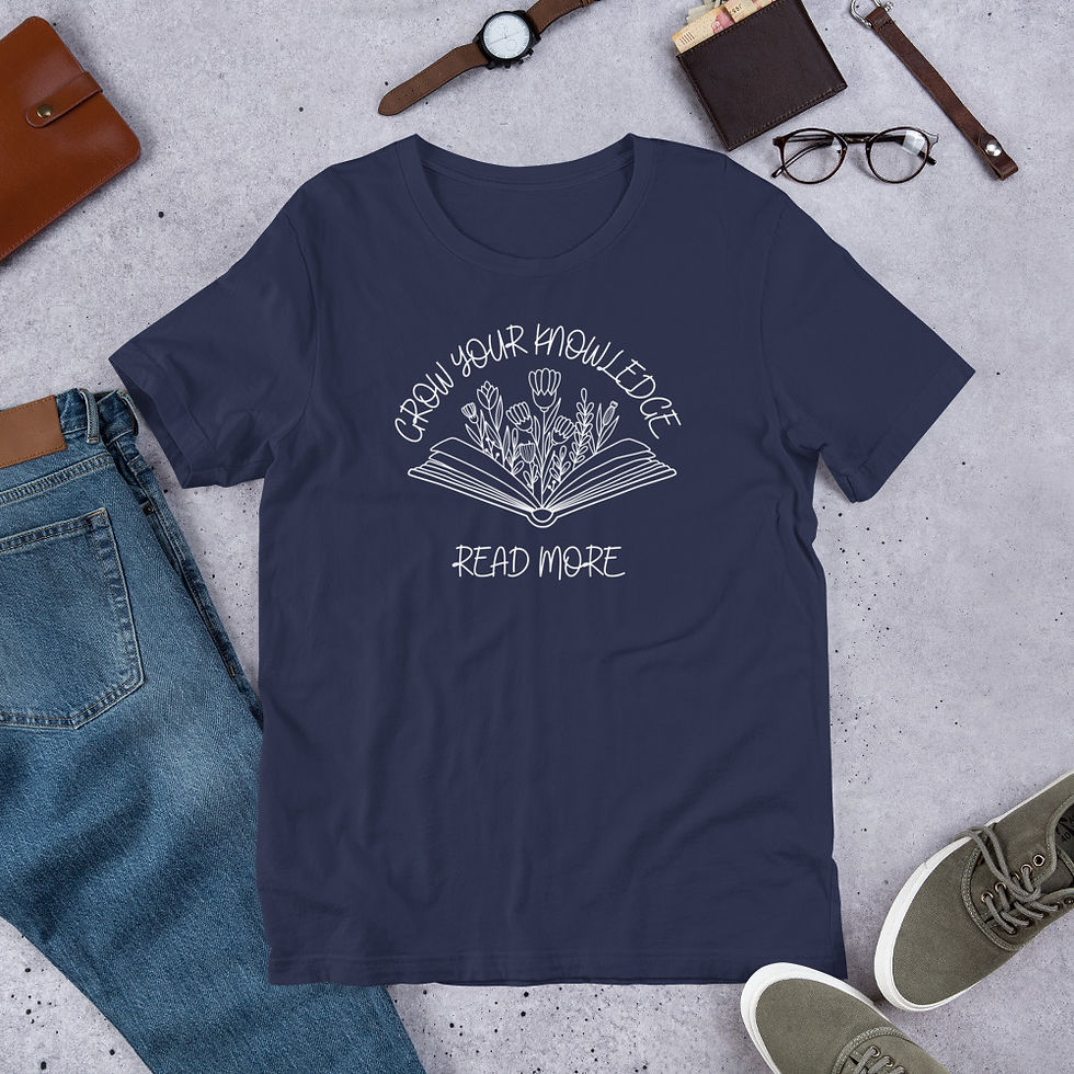 Thumbnail: Grow your knowledge read more Unisex t-shirt