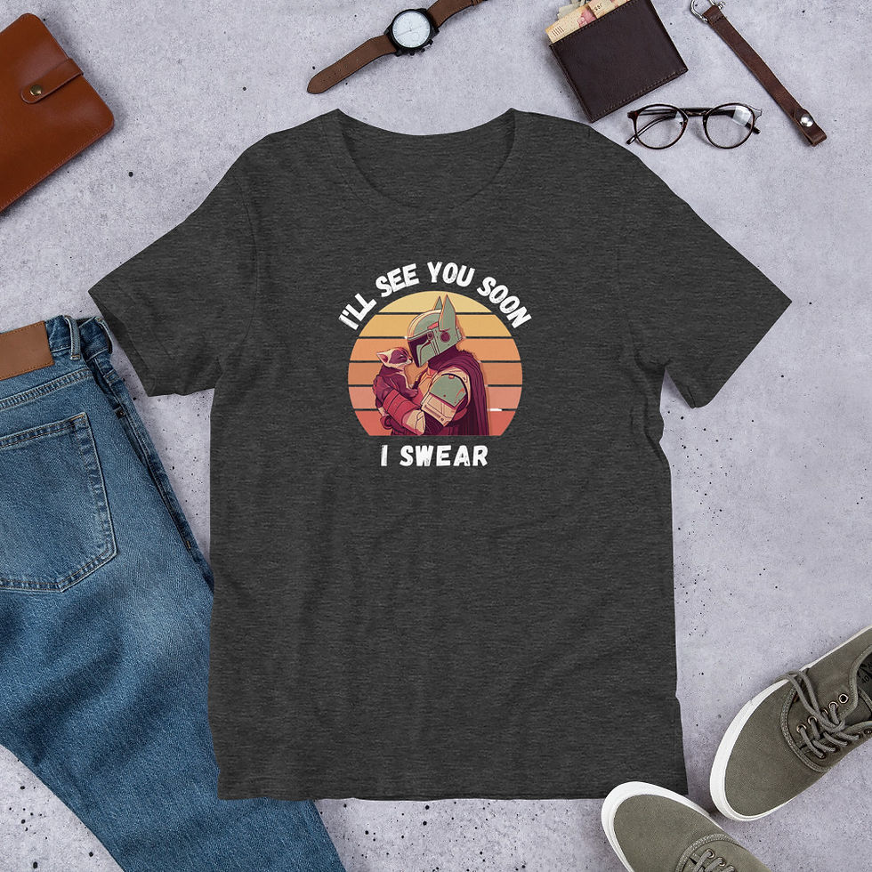 Thumbnail: I'll see you soon i swear Unisex t-shirt