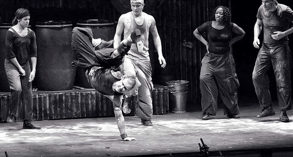 Daniel Baines osteopath as a dancer
