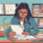 Student searching for the best internships for high school students