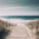 imagine you are standing on the sand on Bondi beach looking at the ocean, the water is cal