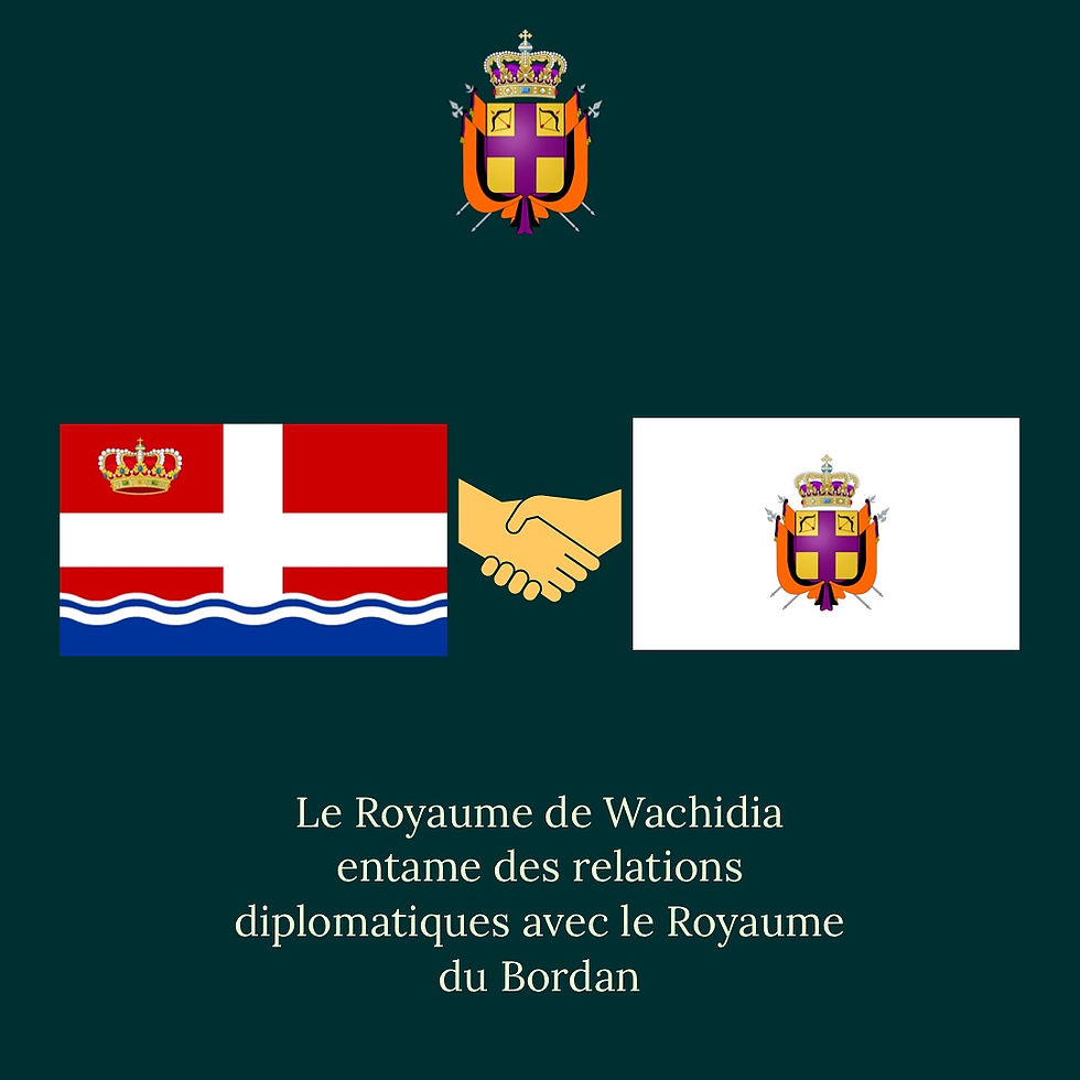 Traité de reconnaissance mutuelle signé avec le royaume du Bordan