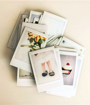 Fotografias polaroid reveladas
