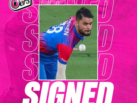 Naveen ul-Huq joins the Sydney Sixers