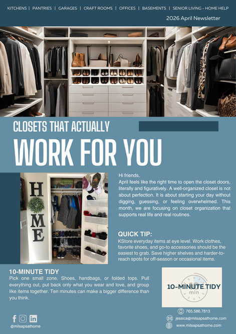 Milsaps at Home Monthly Livable Solutions