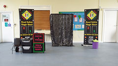 Road safety show, road safety magic show, magic show, school show, theatre in education, david tricks road safety school show, children's entertainer, safety show, stop look listen think, road safety week, educational show, magician,