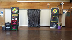 Road safety show, road safety magic show, magic show, school show, theatre in education, david tricks road safety school show, children's entertainer, safety show, stop look listen think, road safety week, educational show, magician,