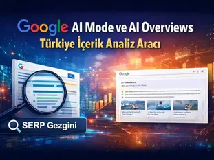 Google AI Mode ve AI Overviews Türkiye İçerik Analiz Aracı