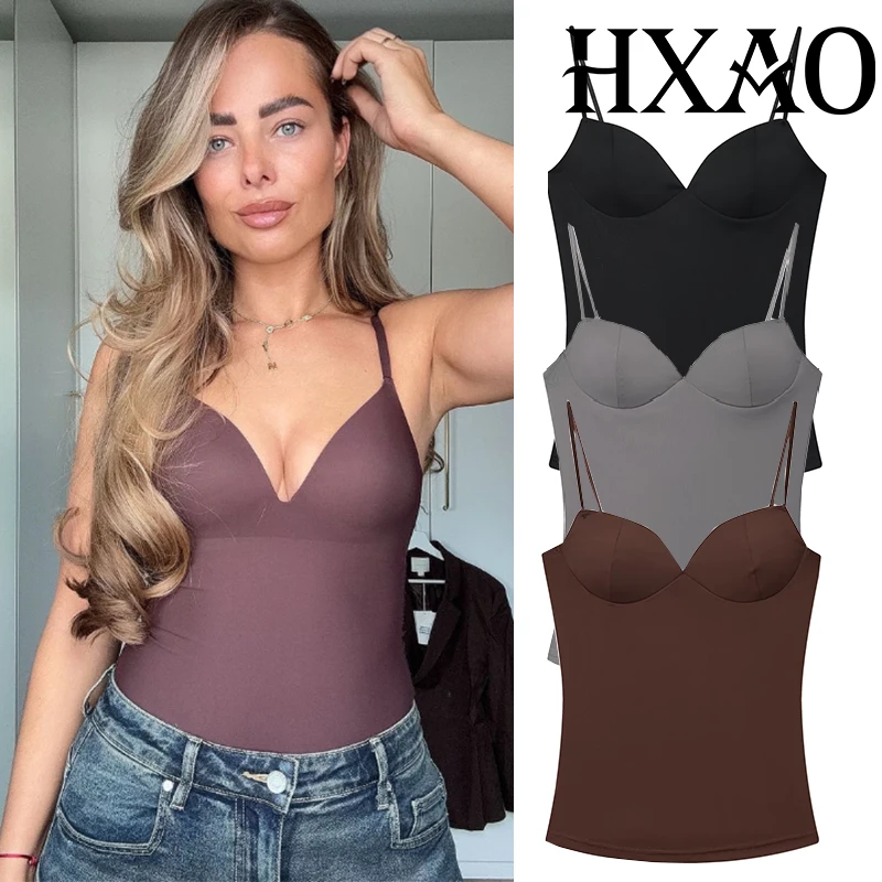 Women’s Sleeveless Corset Crop Top