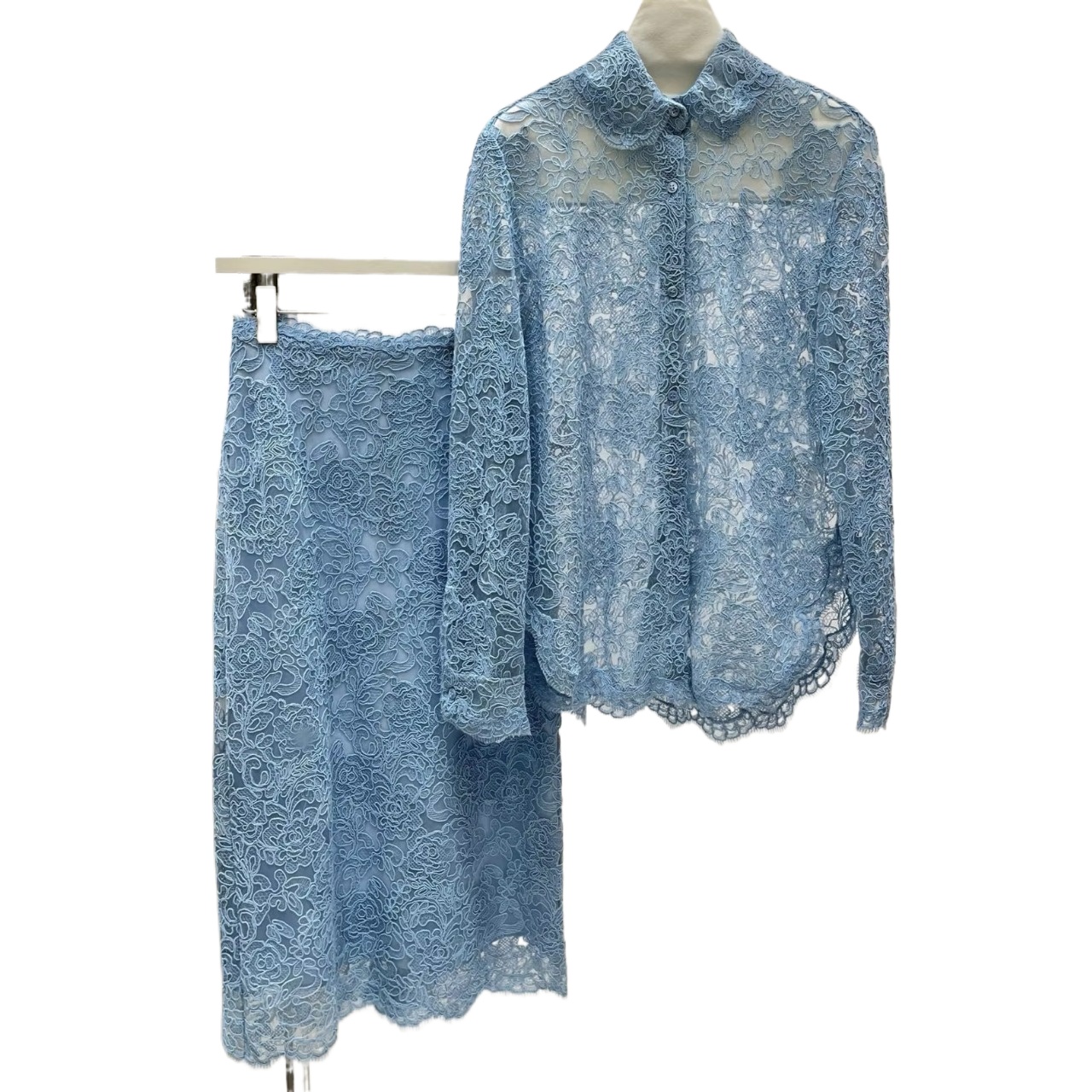 Floral Lace Embroidered Blouse