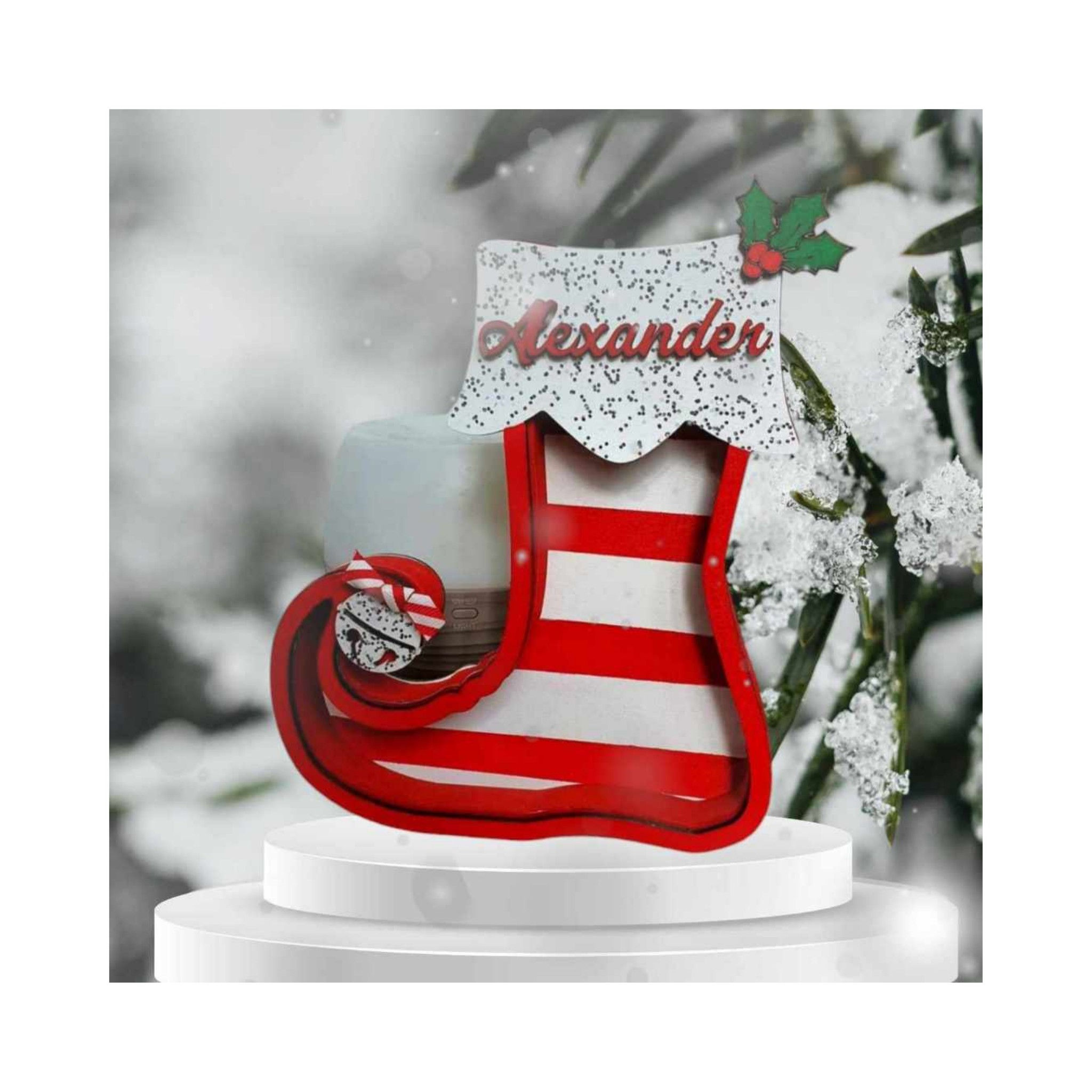 Personalised Christmas Elf Boot Fillable