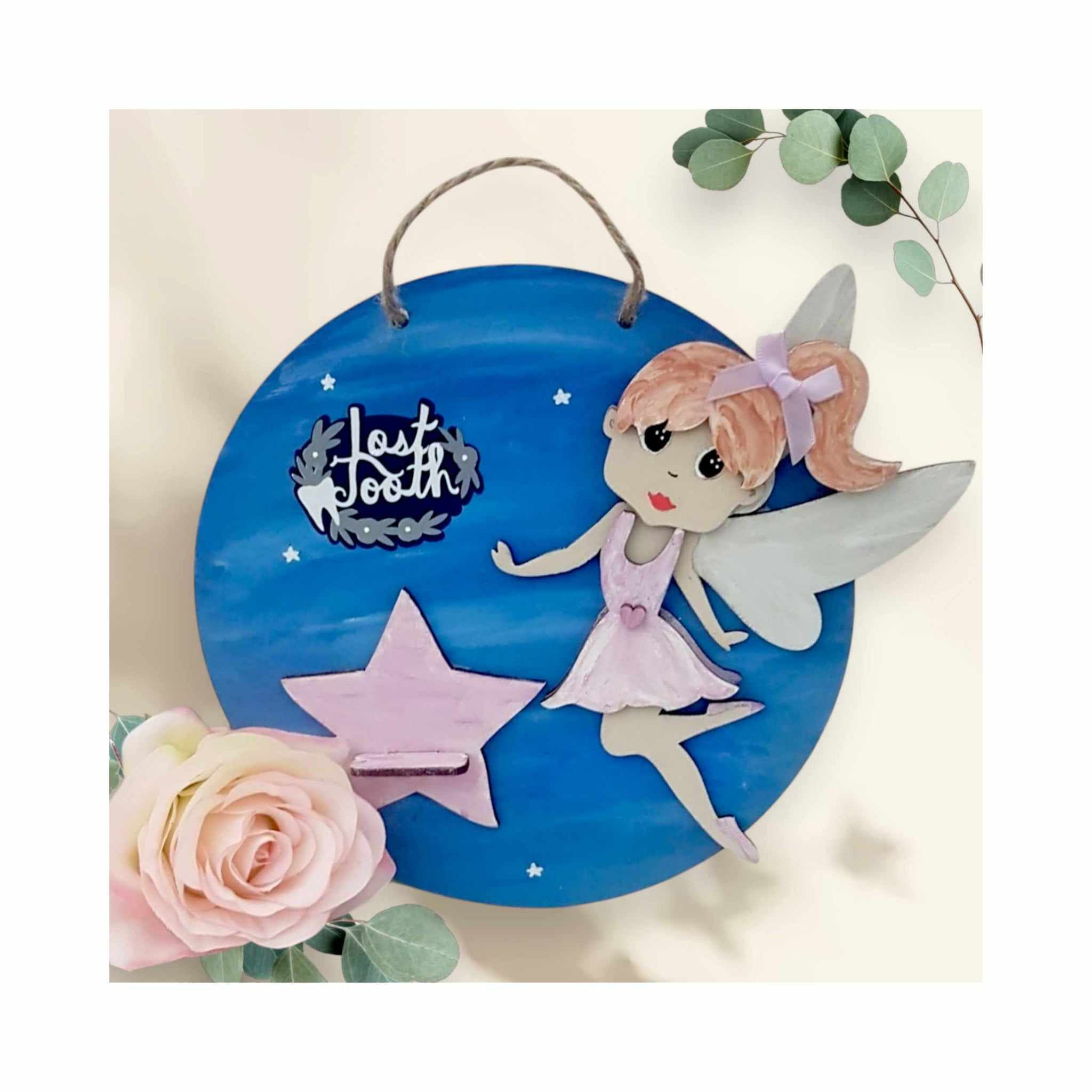 Tooth fairy lost tooth holder | Lost tooth hanger | Tooth fairy sign