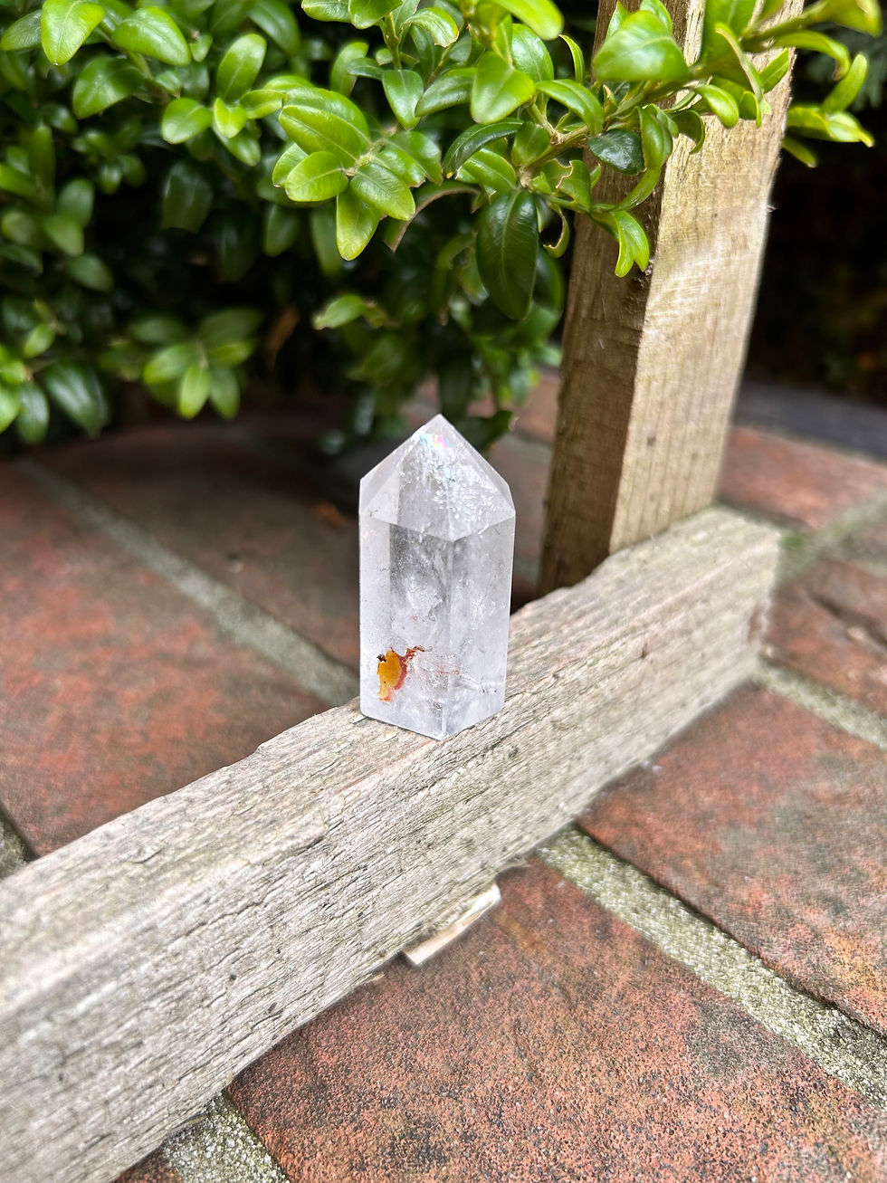 Thumbnail: Clear Quartz Towers With Slight Rainbows