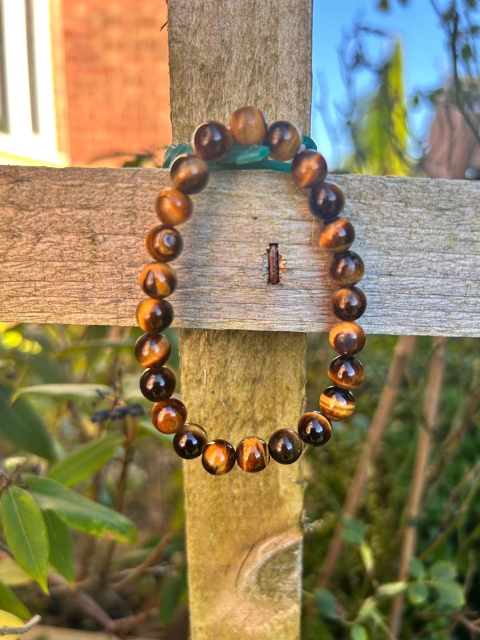 Thumbnail: Tigers eye bracelet / 6mm
