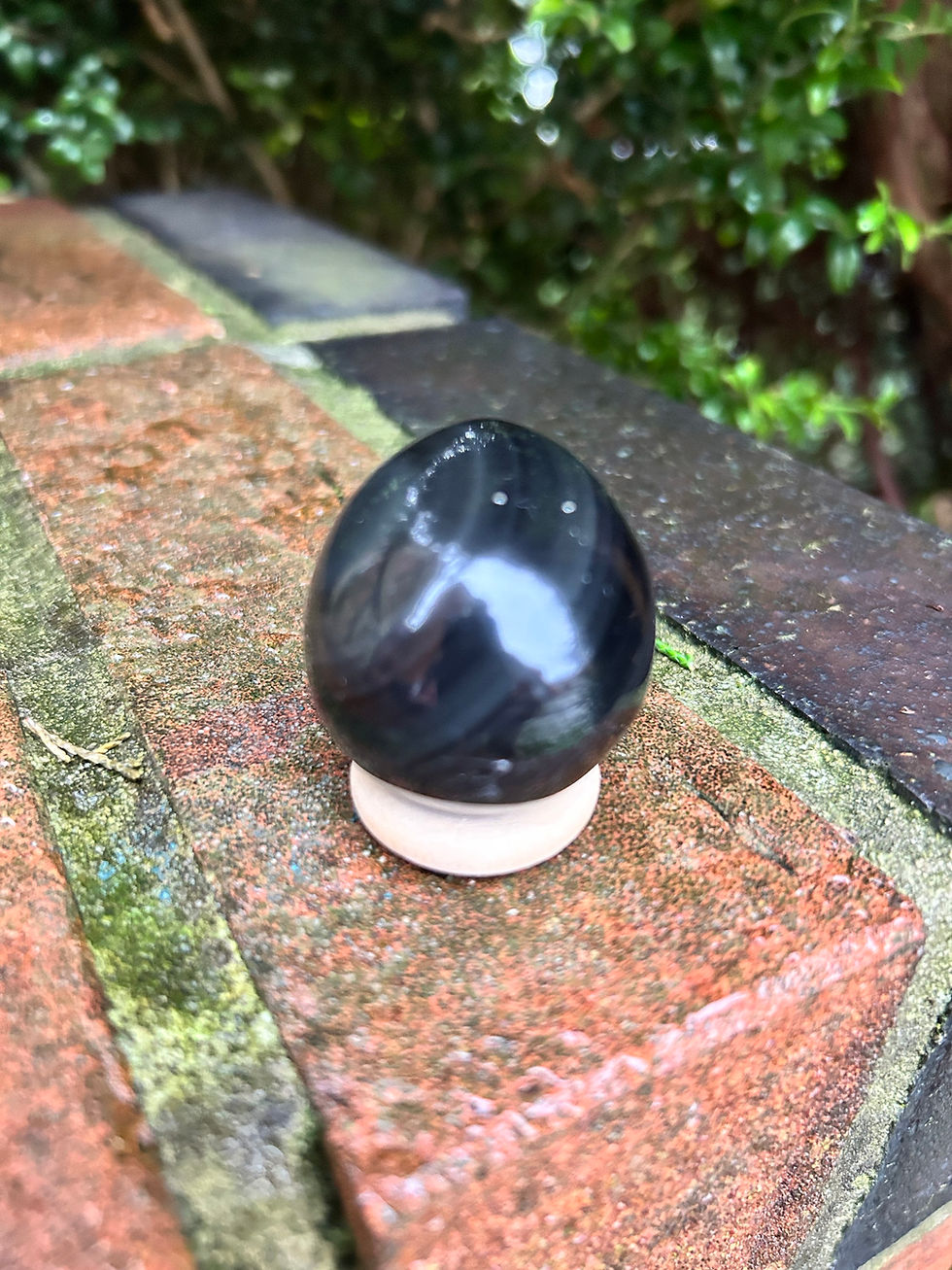 Thumbnail: Black Onyx  Egg 35 mm