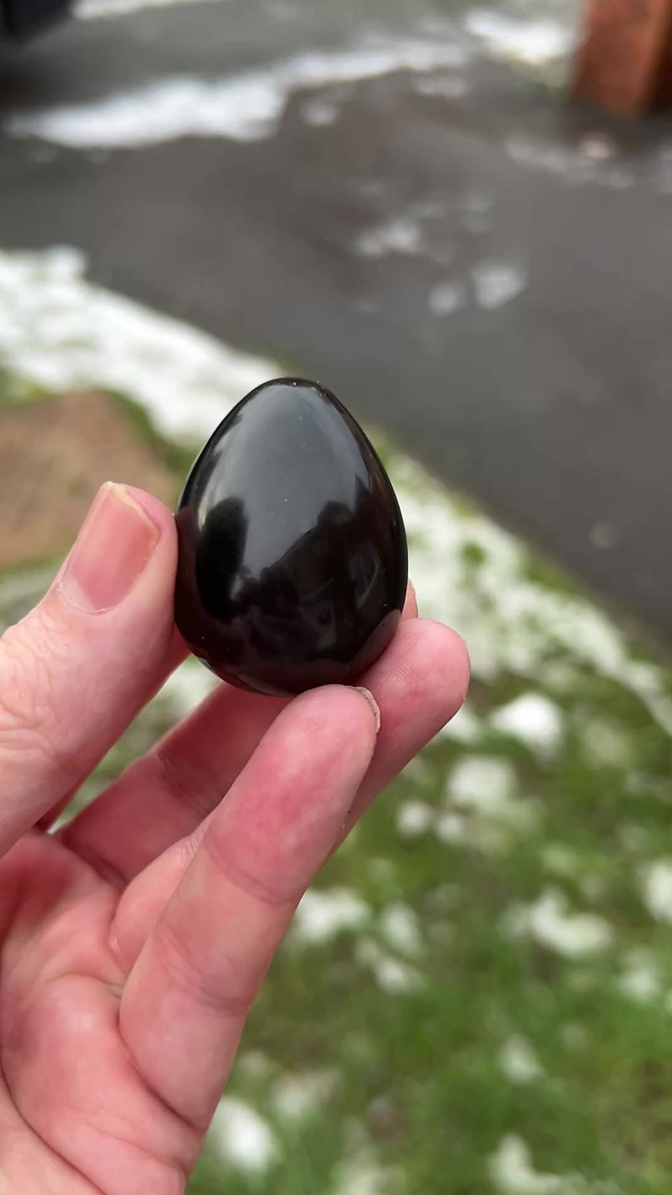 Thumbnail: Black Onyx  Egg 32 mm