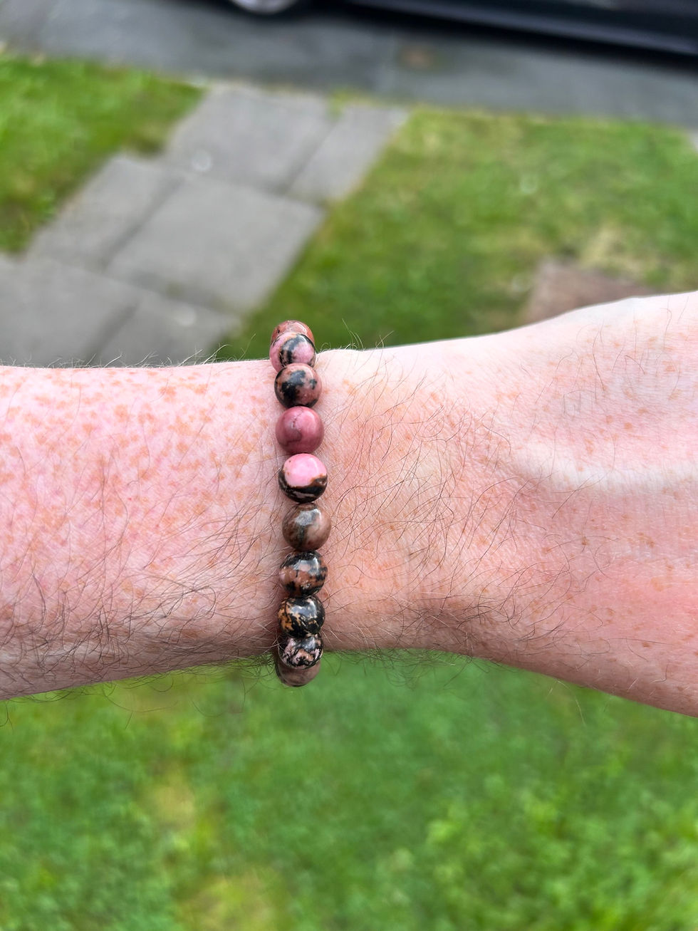 Thumbnail: Rhodonite bracelet / 6mm