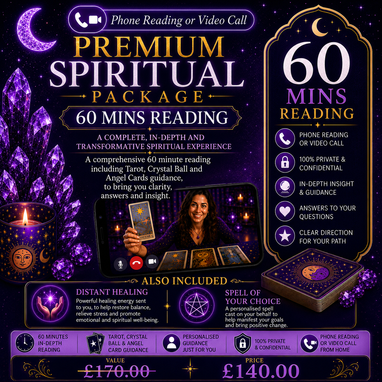 Premium Spiritual Guidance & Psychic Reading