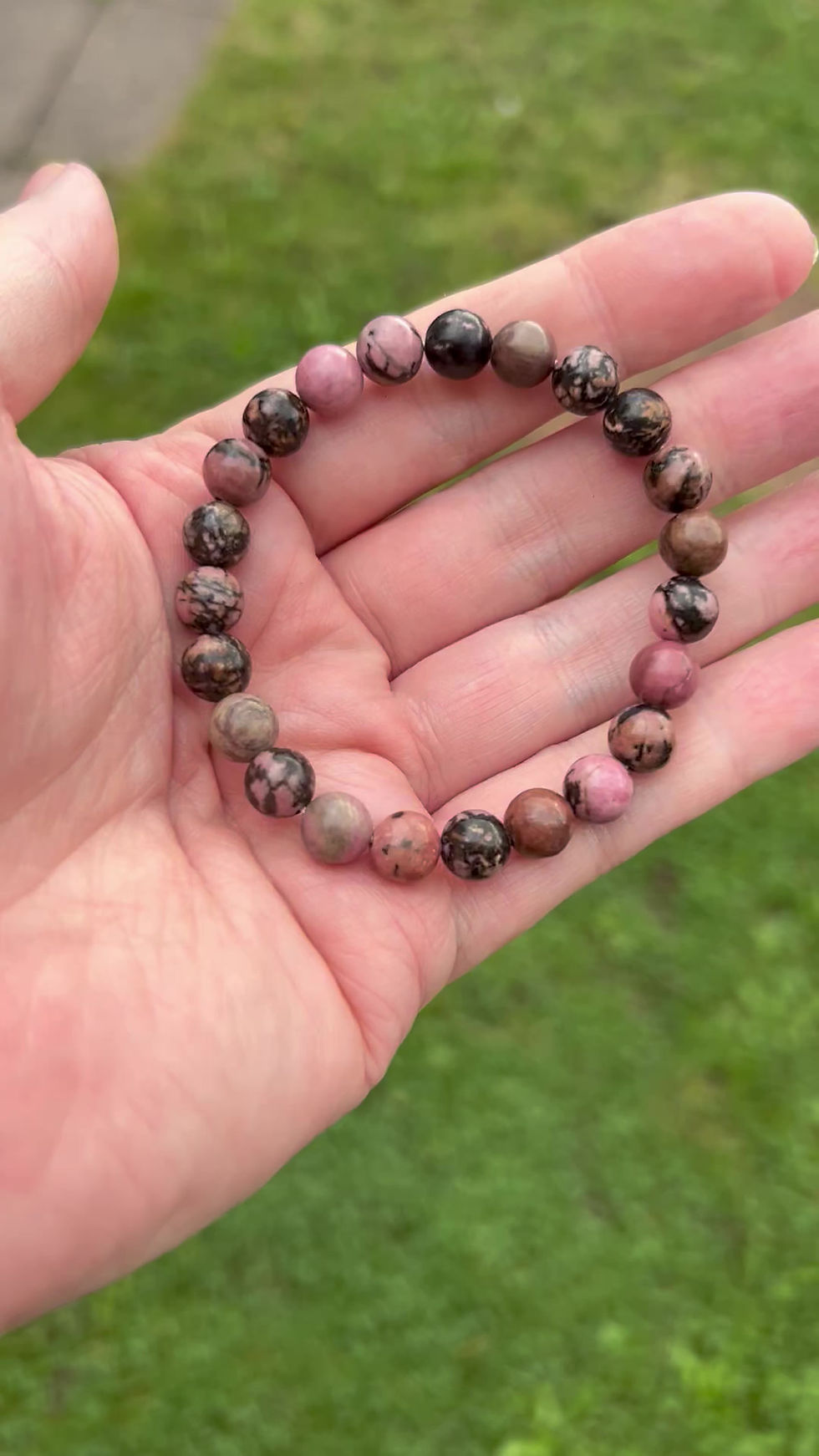 Thumbnail: Rhodonite bracelet / 6mm