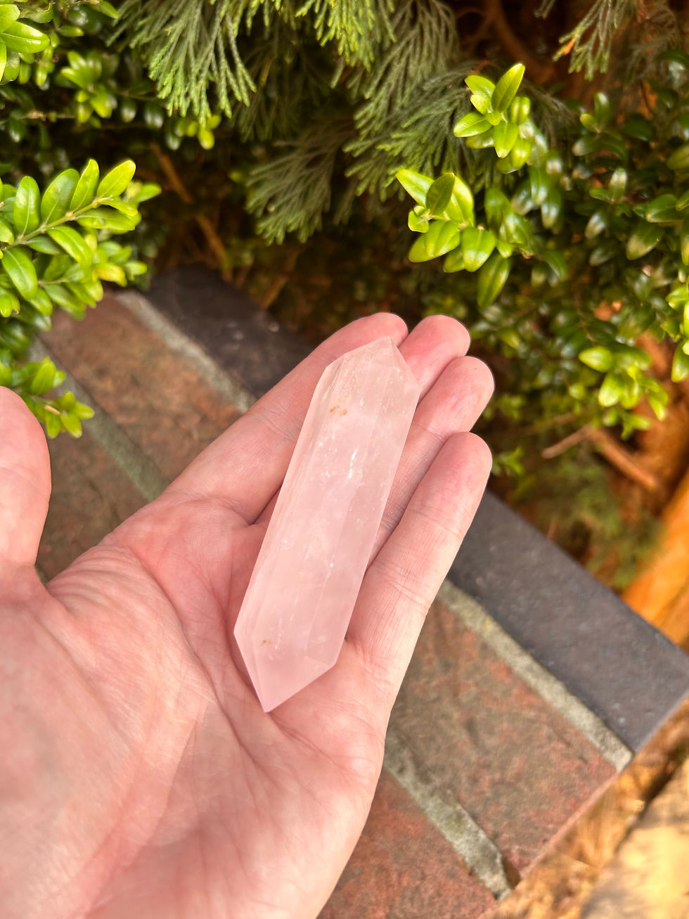 Thumbnail: Rose Quartz Double Point / 89g
