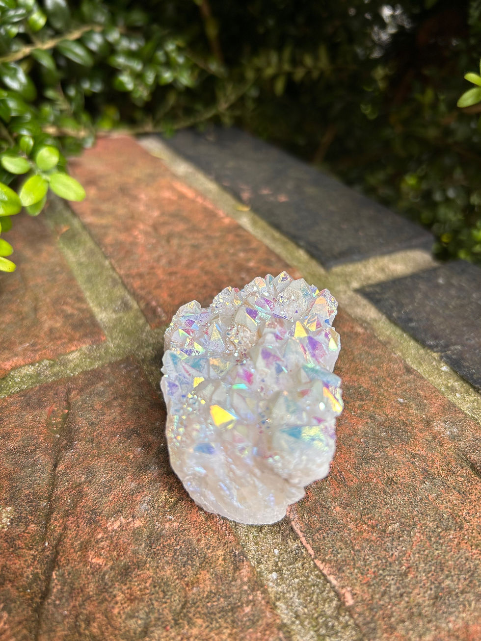 Thumbnail: Aura Quartz Druzy Crystal 153g