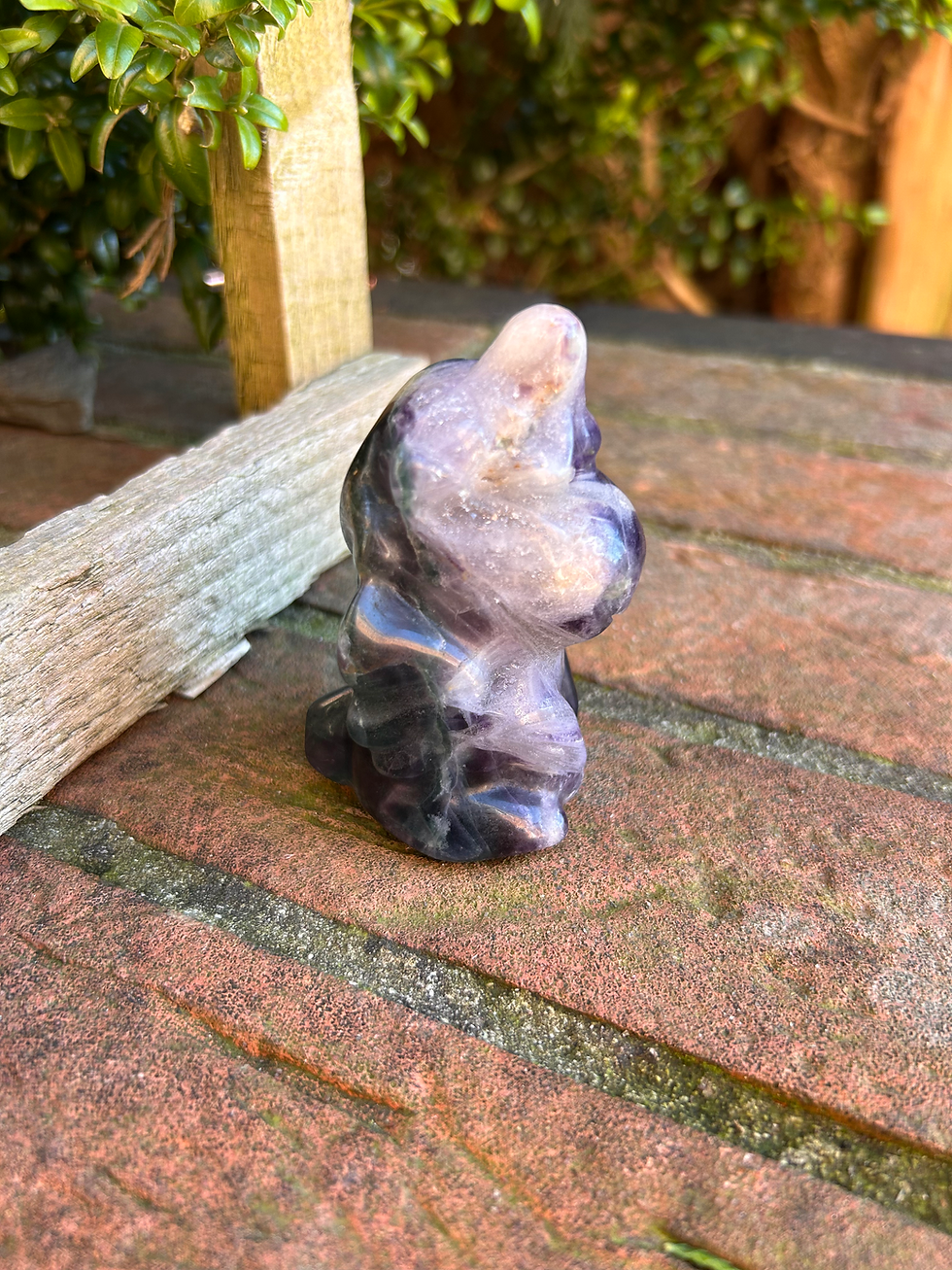 Thumbnail: Purple Fluorite Unicorn 259g