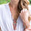Thumbnail: Handmade Multi Colored Woven Necklace