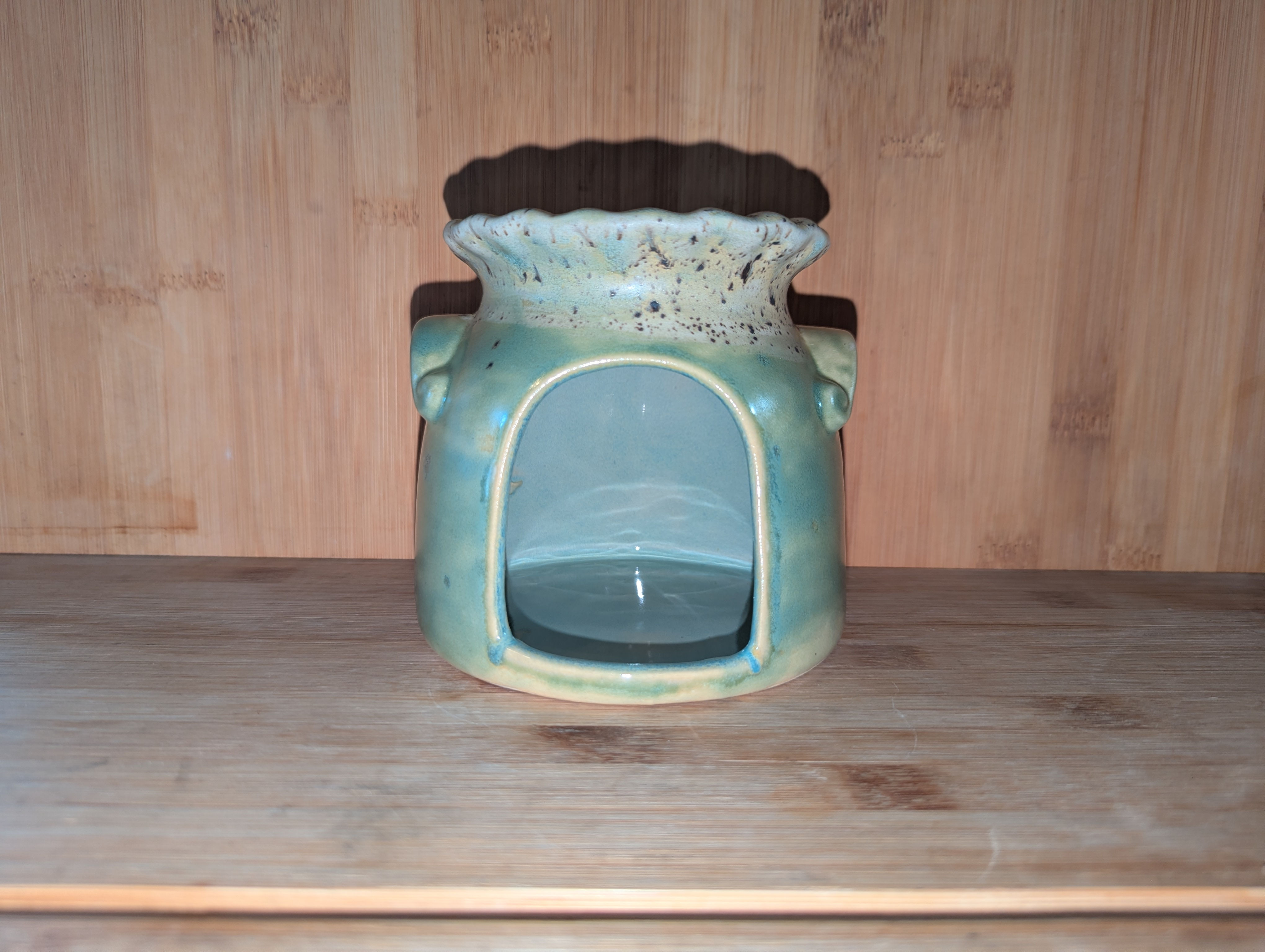 Seafoam Milk Can Ceramic Scent Warmer