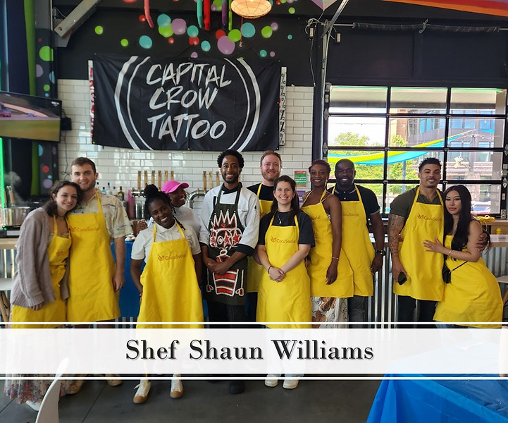 Shef Shaun with Cocusocial Class