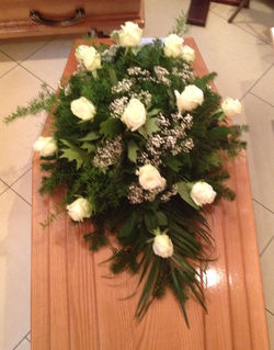 Wiązanka na trumnę nr CT15