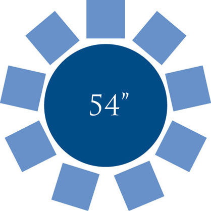 54 inch Round