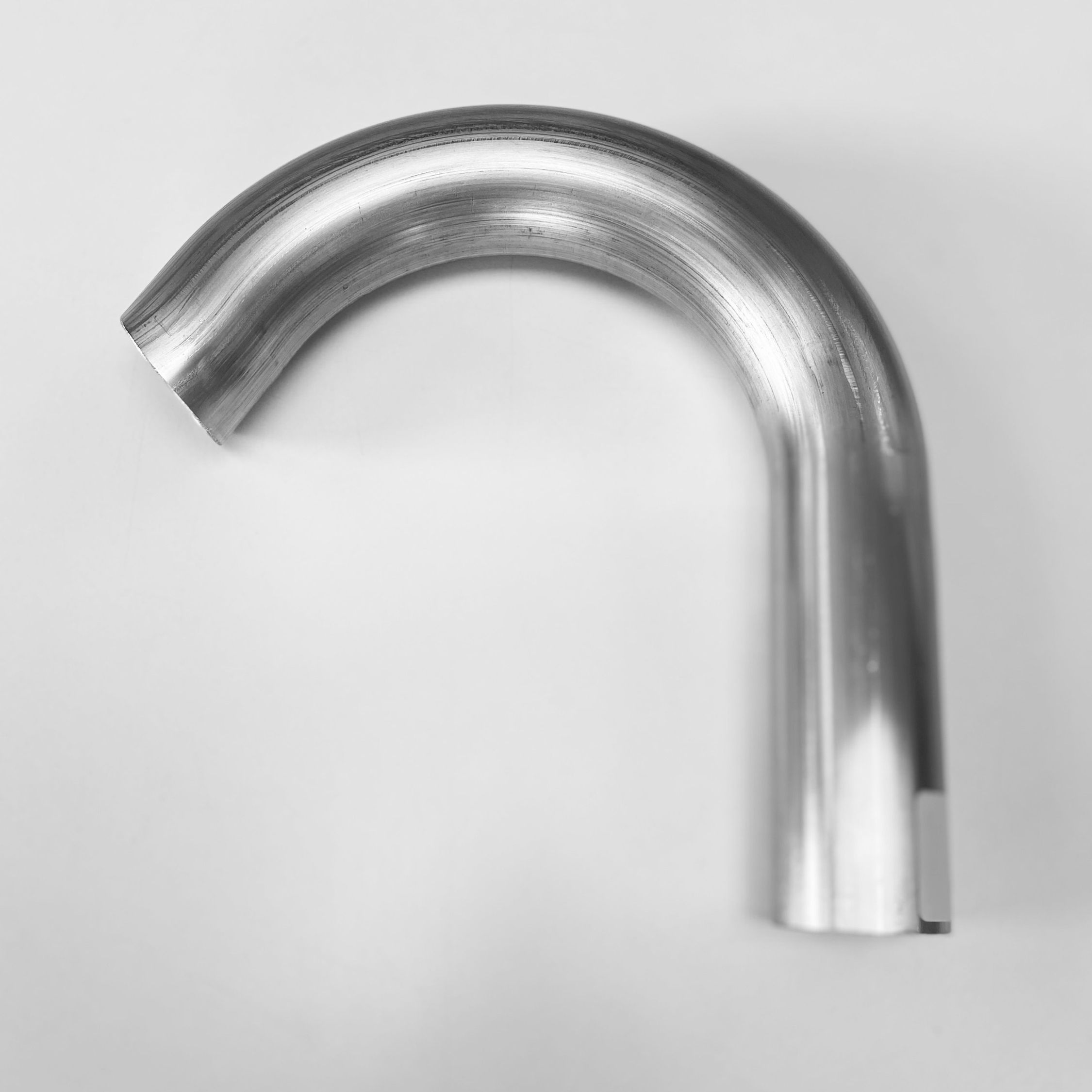 47.6mm OD x 18swg x 101.6mm CLR x 150° Stainless Steel Bend