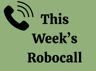 Robocall for Dec. 21, 2025