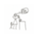 stick man drawing of an overwhelmed and tired mum