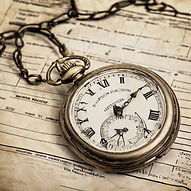 pocket watch illustrating time requirements