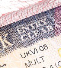 Entry clearance UK vignette for international students Tier 4