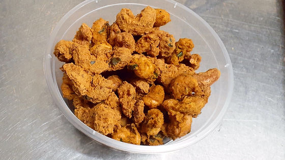 Crispy Cashew Nut Pakoras
