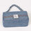 Thumbnail: Denim Chain Flap Shoulder Bag