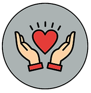 Icon describing Marisa McNamara's Compassionate approach to helping clients with narcissistic abuse symptoms