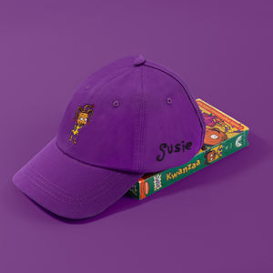 Officially Licensed Paramount Rugrats Susie Carmichael CurlCap in purple