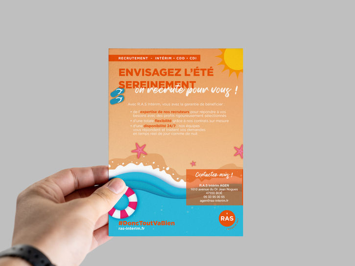 Flyer A6 print opération commerciale