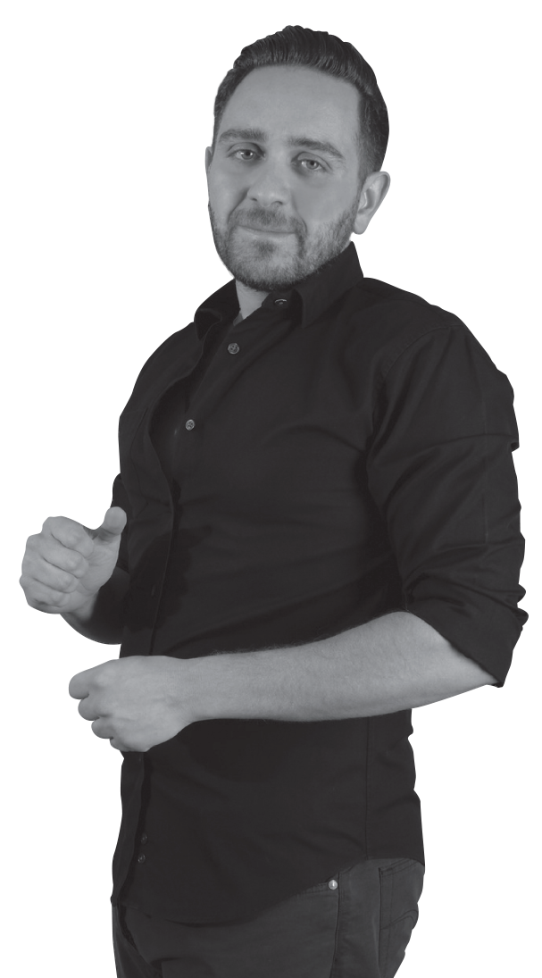 Black & white photo of Jado Arly