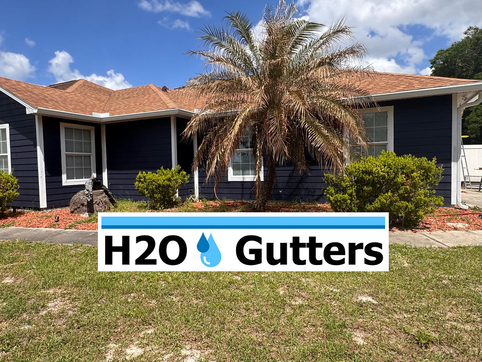 H2O Gutters seamless gutters Mount Dora Florida