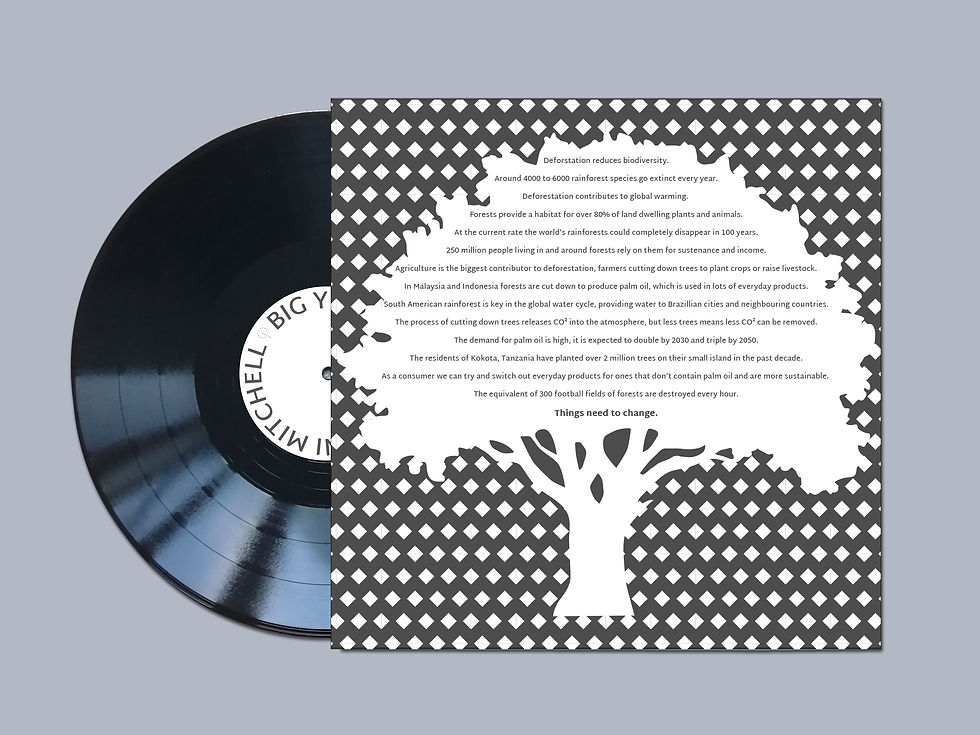 'Big Yellow Taxi' Back Cover