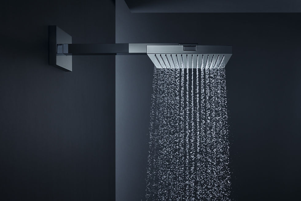 Shower in a luxury bathroom