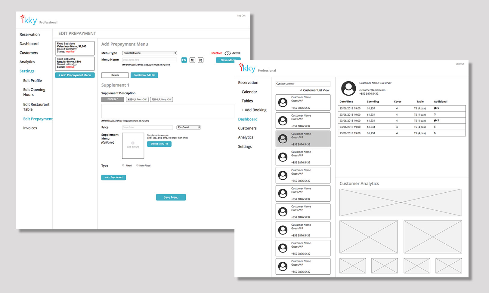 Wireframes