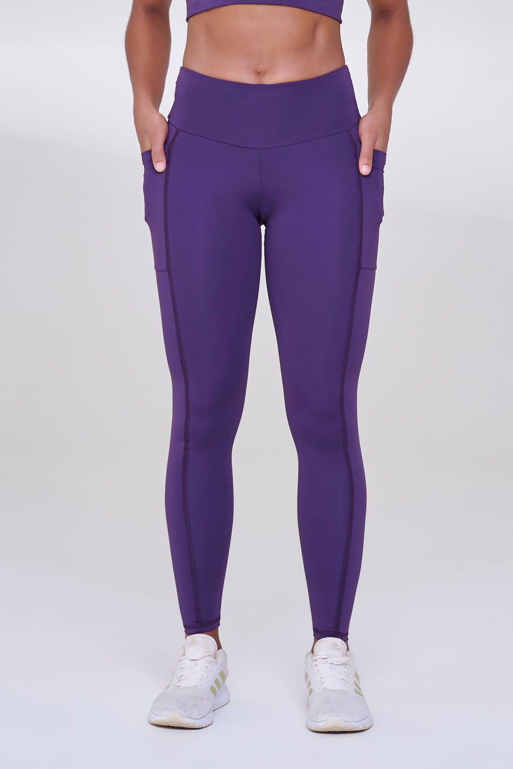LEGGING SIGNATURE SAMBA - Púrpura