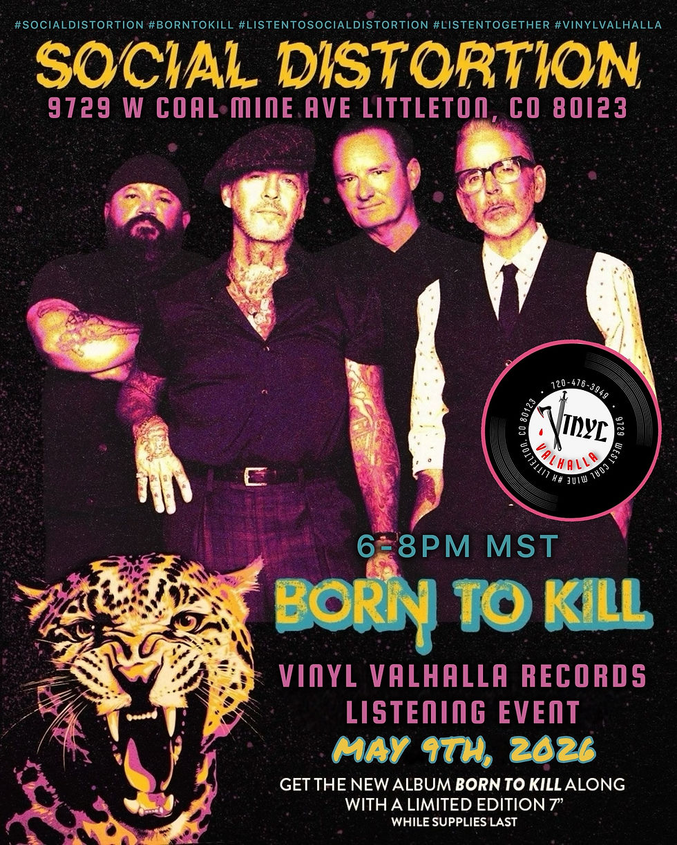Social Distortion "Born To Kill" Release Party!