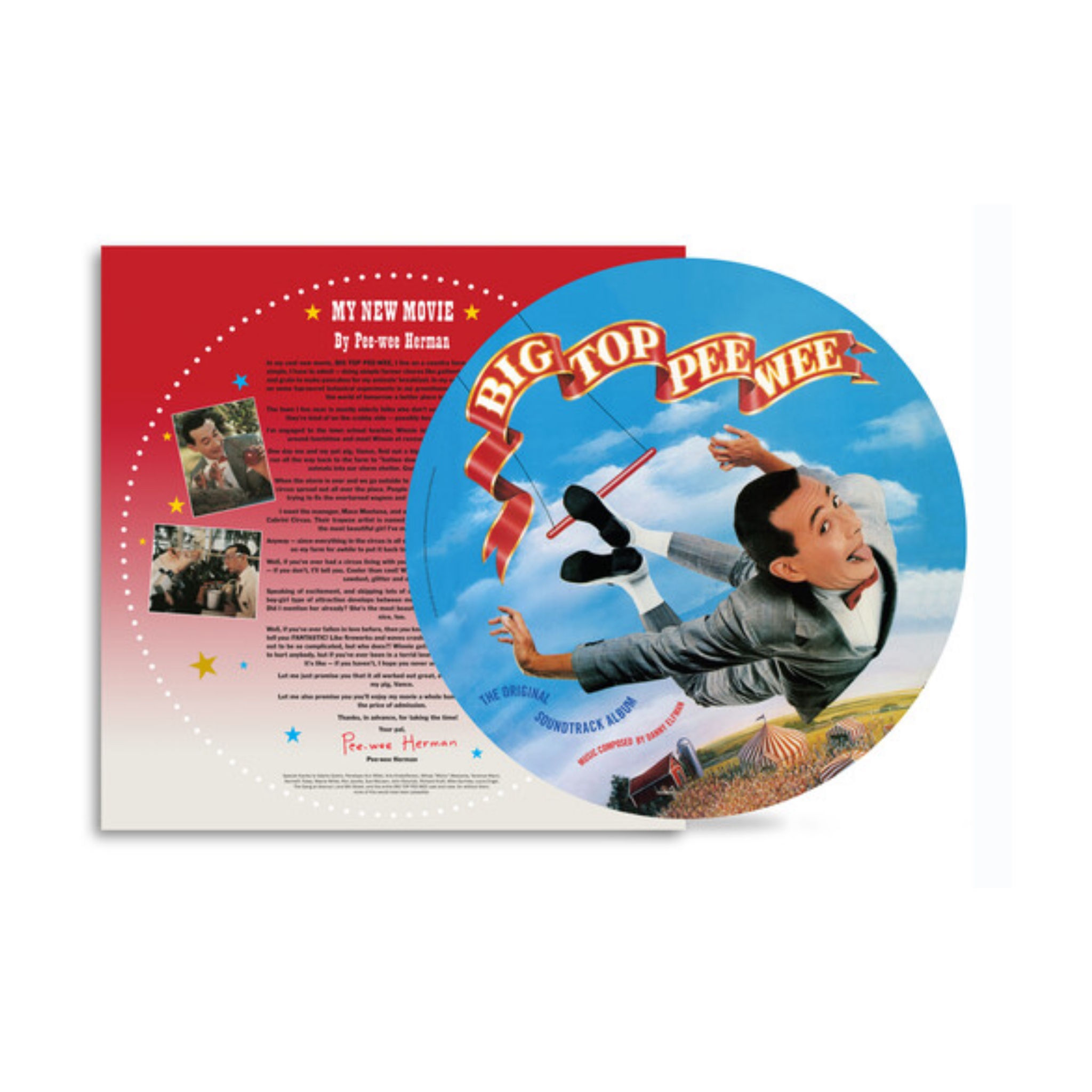 Big Top Pee-Wee Original Soundtrack (2025 RSD VINYL RECORD)